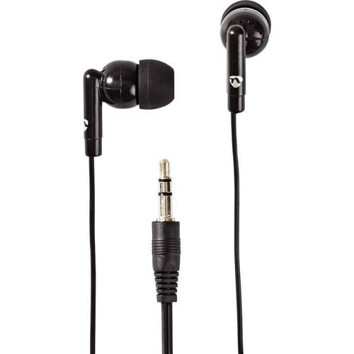 Nedis Casque avec c?ble 3,5 mm Longueur du c?ble : 1,20 m Noir (Filaire), ?couteurs, Noir