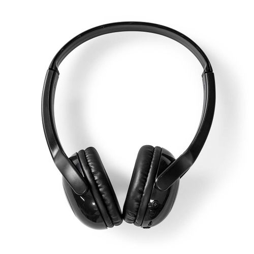 Nedis Drahtlose On-Ear-Kopfh?rer max. Batteriespielzeit: 8 Std Eingebautes Mikro Dr?cken Sie S (8?h, Sans fil), ?couteurs, Noir
