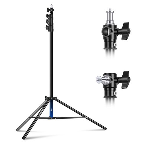 NEEWER 3m Support de Lumire  Coussin d'air, Trpied Robuste en Mtal avec Embout Rversible 1/4