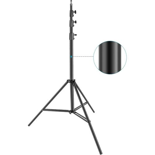 NEEWER Support d'clairage Robuste,Support de trpied de Photographie rglable en Alliage d'aluminium de 4 m avec Coussin  Ressort intgr et vis de 1/4 "pour clairage LED de Studio
