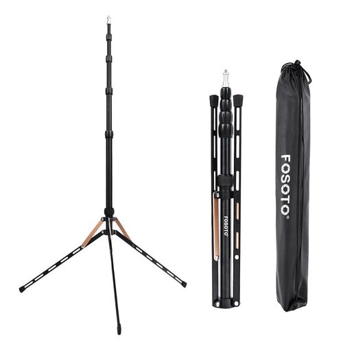 ngre - Fusitu ? trpied Portable support de 2.2m, bote  lumire pour Studio Photo, Flash lumineux, rflecteur de parapluie