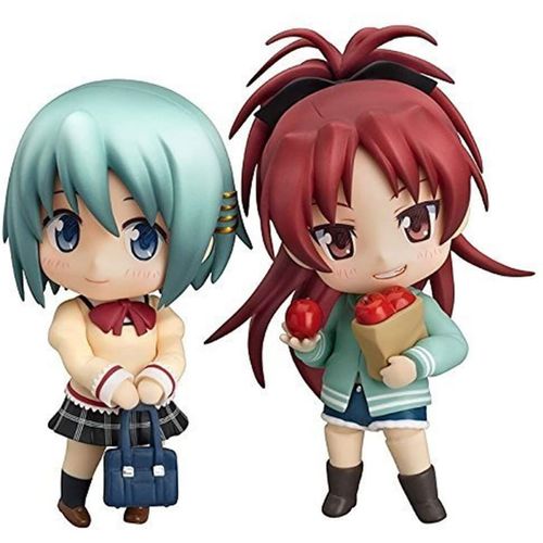 Nendoroid Sayaka Miki: School Uniform Ver. And Kyoko Sakura: Private Ver. Set (Exclusive To Wonder Festival 2014 [Summer] And Good Smile Online Shop) [Import Japonais]