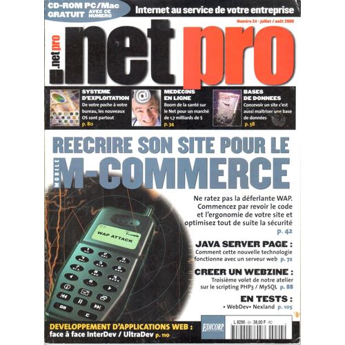 Net Pro 24 : Rcrire Son Site Pour Le M-Commerce, Java Server Page, Crer Un Webzine