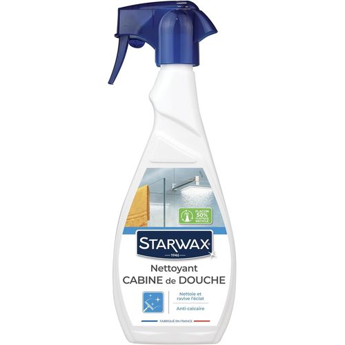 Nettoyant Anti-Calcaire Pour Cabine De Douche-Produit D'entretien Multi-Surfaces-Nettoie,Elimine Le Calcaire Et Fait Briller-Usage Quotidien-Fabriqu En France-Spray 500 Ml