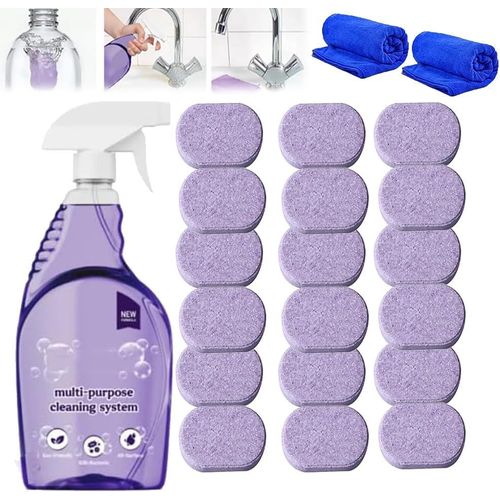 Nettoyant En Spray Dr Clean Pour Fours - Systme De Nettoyage En Mousse Multi-Usages Cleanlix - Nuroclean : La Solution Tout-En-Un Pour Toutes Les Taches, Spray Nuroclean