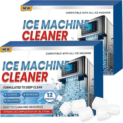 Nettoyant Et Dtartrant Pour Machines  Glaons - 12 Pastilles Nettoyantes Pour Machines  Glaons, limine L'eau Dure Et Les Dpts Minraux