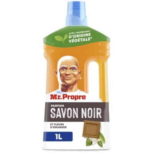 Nettoyant Mnager Dgraisse Et limine Les Odeurs Savon Noir & Fleurs D'oranger Mr Propre 1l