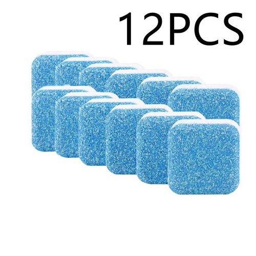 Nettoyant Pour Machine  Laver, 12 Pices, Dtergent Effervescent, Tablette Pour Dsinfecter Et Striliser, Enlever La Salet, Fournitures De Nettoyage Domestique