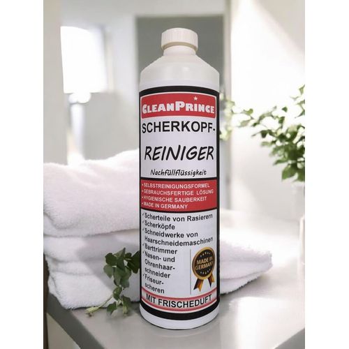 Nettoyant Pour Tte De Rasoir Recharger 1 Litre 1000ml Scherkopf-Reiniger Stations Liquide Tondeuse Nez Et Oreilles  Barbe Machines Tailler La  Cheveux Remplis lectrique Parfum Frais
