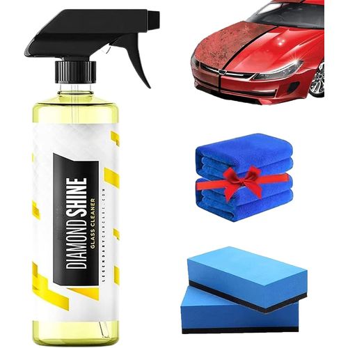 Nettoyant Vitres De Voiture Brillant 237 Ml, Nettoyant Diamant, Nettoyant Vitres Diamant Brillant, Nettoyant Vitres Brillant, Nettoyant Film D'huile Pour Vitres, Clart Cristalline (1 237 Ml)