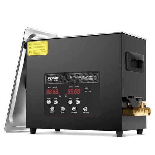 Nettoyeur  Ultrasons-VEVOR-Bac Ultrasons 180 W 40 kHz-avec Minuterie, Chauffage et Panier-pour Bijoux