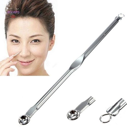 Nettoyeur De Points Noirs En Argent, Nettoyant De Comdons, Dissolvant De Boutons D'acn, Outil De Nettoyage Du Visage, Soins  L'aiguille