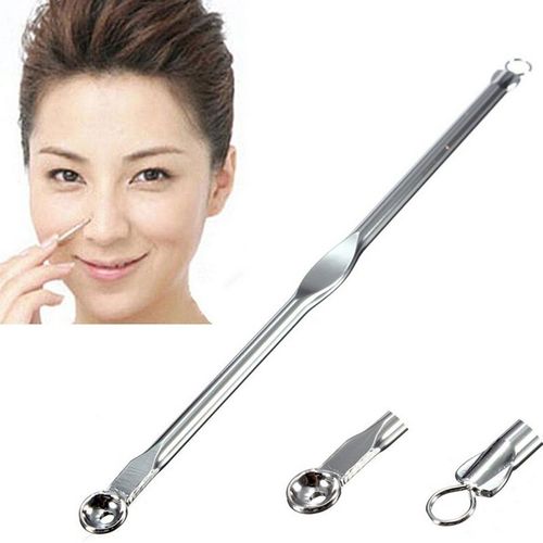 Nettoyeur De Points Noirs En Argent, Nettoyant De Comdons, Dissolvant De Boutons D'acn, Outil De Nettoyage Du Visage, Soins  L'aiguille