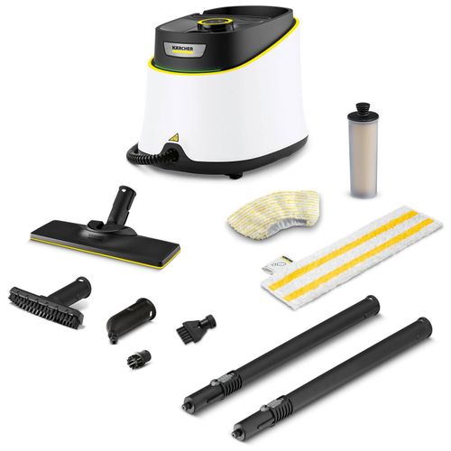 Nettoyeur vapeur Karcher SC 3 Deluxe Easyfix - Pression 3.5 bar- Dbit vapeur 40 g/min- Temps de chauffe rapide- Kit sols Easyfix