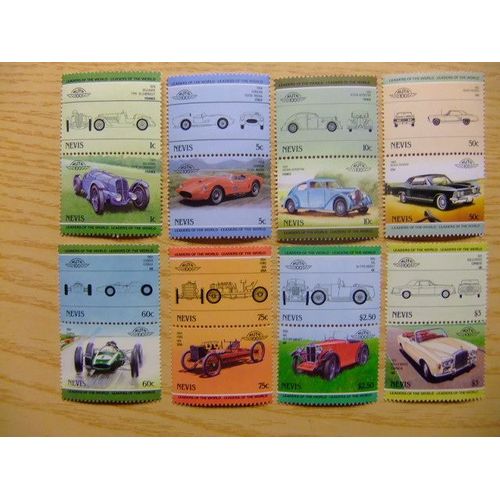 Nevis 1985 Yvert & Tellier N 251 / 266 ** Mnh - Automoviles (Iv) Auto - Voitures Anciennes