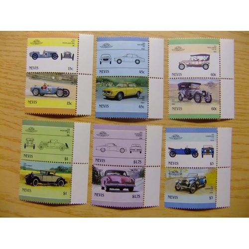 Nevis 1986 - Yvert &tellier N 407/418 ** Mnh - Automoviles (Vi) Auto - Voitures Anciennes