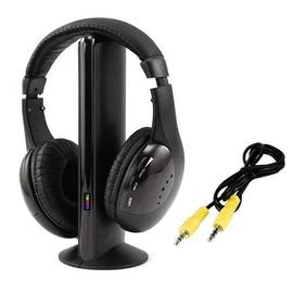 Nouveau 5 En 1 Casque Sans Fil Rf Casque Sans Fil Avec Micro Pour Pc Tv Uk Radio Rakuten