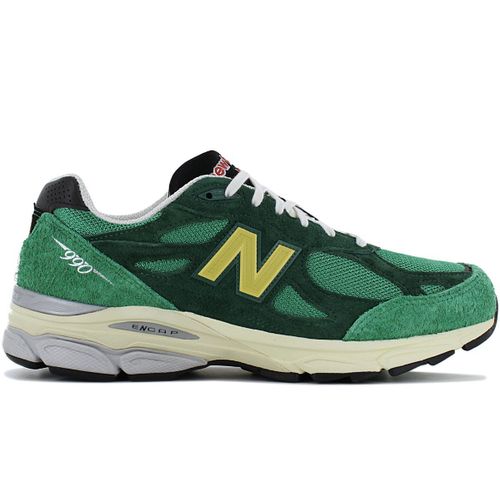 New Balance 990v3 - Made In Usa - Hommes Sneakers Baskets Sneakers Chaussures Vert M990gg3 990 - 45 1/2