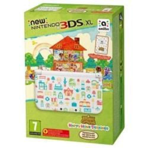 New Nintendo 3ds Xl - Animal Crossing: Happy Home Designer Edition Pack - Console De Jeu Portable - Animal Crossing: Happy Home Designer