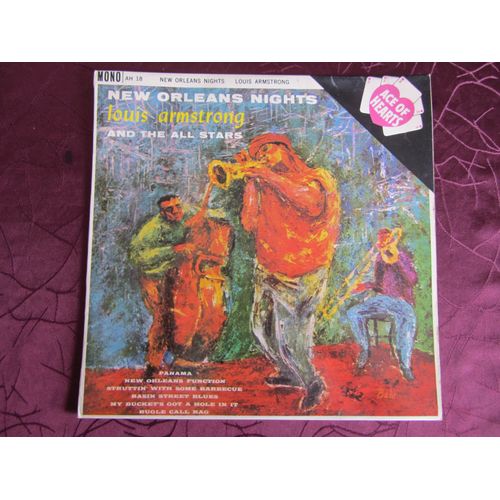 New Orleans Nights : Panama - New Orleans Function - Struttin' With Some Barbeque - Basin Street Blues - My Bucket's Got A Hole In It - Bugle Call Rag - Louis Armstrong