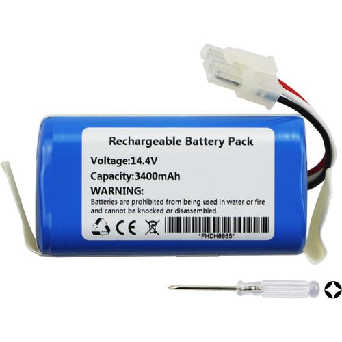 New Rechargeable Aspirateur Robot Batterie Pour Miele Scout Rx1 Rx1-Sjql0 Scout Rx2 60 Scout Rx3 60 Miele 9702922 Robotic Vacuum Cleaner 14.4V 3400Mah[SSE7115798]