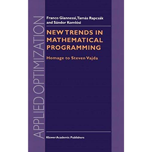 New Trends In Mathematical Programming    Format Broch 