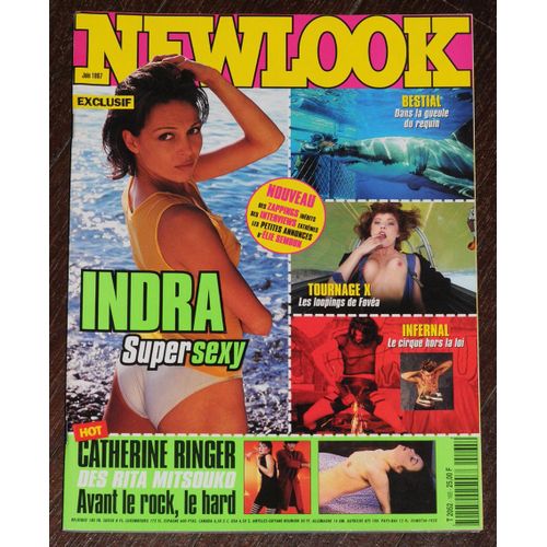 Newlook  N 165 : Du 01-06-1997: Indra, Catherine Ringer Des Rita Mitsouko Nue, Fova La Rousse Par John Broot, Intw Salma Hayek Farid Chopel, Requins, Zombies, Bodybuilding, Jivaros, Binoche Kaprisky