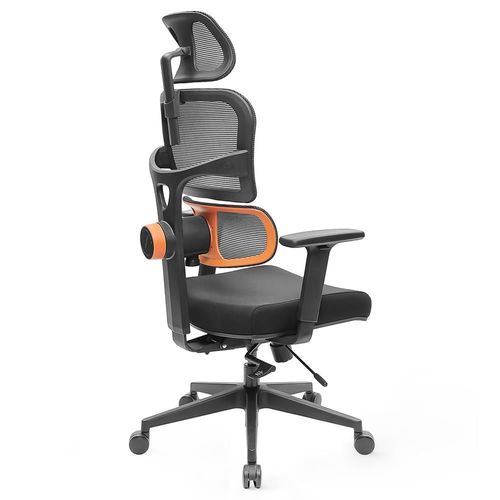 Newtral Nt001 Chaise Ergonomique Support Lombaire Adaptatif 3 Angles D'inclinaison Dossier Rglable Accoudoirs Appui-Tte 5 Positions Pour Verrouiller Base En Nylon - Version Standard