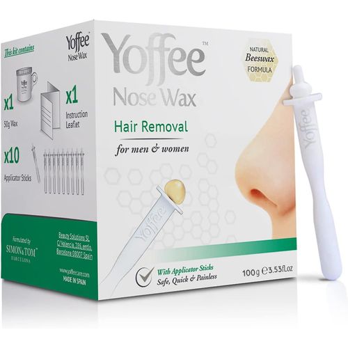 Nez De Nose Wax Le Kit De Cire Pour Hommes Et Femmes - Cire pilation Nez - De Cire DAbeille Bio - Sre-Rapide-Indolore -10 Applicateurs S(Q81)