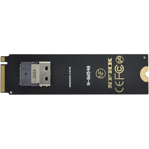 NGFF M-Key NVME vers U.2 U2 Kit SFF-8639  SFF-8654 Slimline SAS PCIe SSD Adaptateur pour carte mre