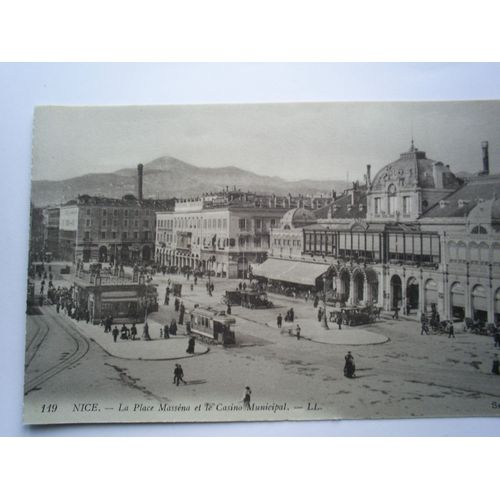 Nice La Place Massna Et Le Casino Municipal  Carte N 119