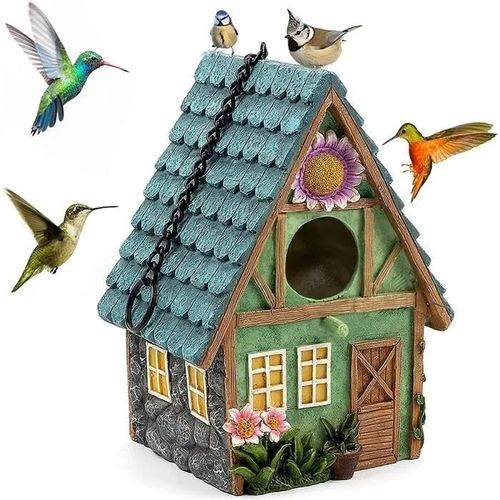 Nichoir Oiseaux Extrieur, Maison D'oiseau Naturel Nid Suspendu, Nid D'oiseau Suspendu, Pour Dcoration D'intrieur Et De Jardin