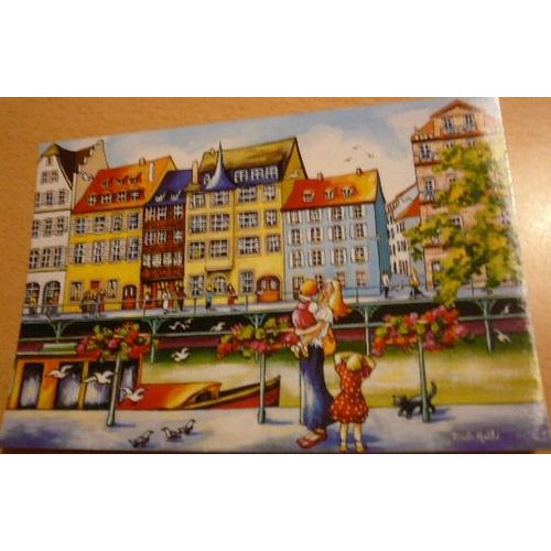 Nicole Hell - L'embarcadre (Strasbourg) - 10x15cm - Carte Postale
