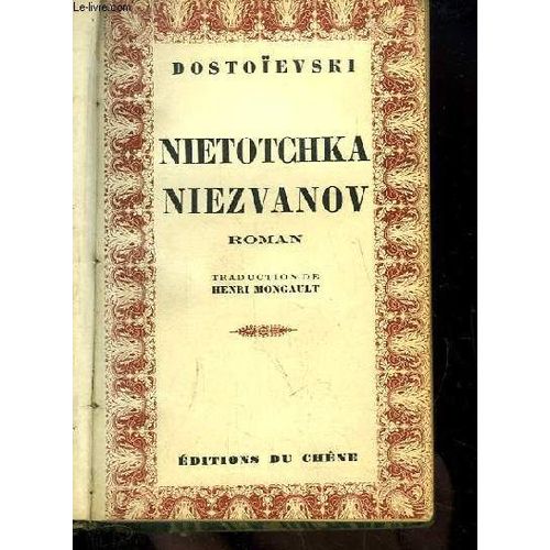 Nietotchka Niezvanov.   de Fdor Dostoevski  Format Reli 
