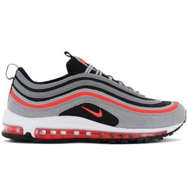 Nike Air Max 97 - Hommes Baskets Sneakers Chaussures Gris Rouge ... Nike Air Max 97 - Hommes Baskets Sneakers Chaussures Gris Rouge ...