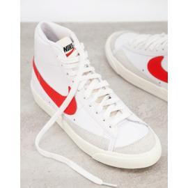 Nike Blazer 77 Baskets mi hautes Blanc et rouge CZ1055 101 36 Rakuten