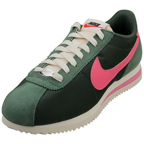 Nike Cortez Baskets Femmes Vert Rose