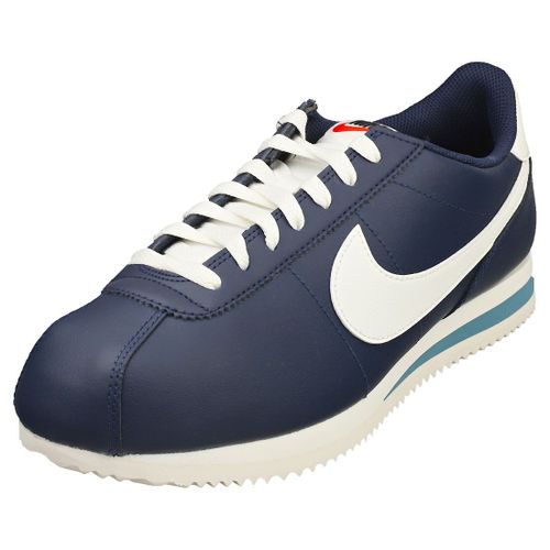 Nike Cortez Homme Baskets Dcontract Marine Blanche - 48 1/2
