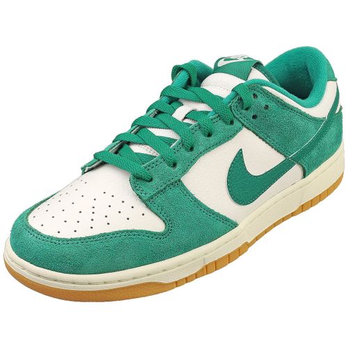 Nike Dunk Low Se Pour Hommes - Baskets De Mode En Cuir Et Sud, Vert Blanc - 41