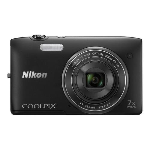 Nikon Coolpix S3500 Compact 20.1 Mpix Noir