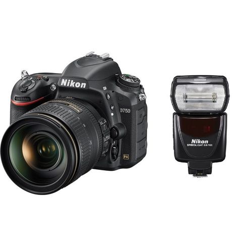 NIKON D750 24.3 Mpix KIT AF-S 24-120MM F4G ED VR + SB700 Speedlight ...