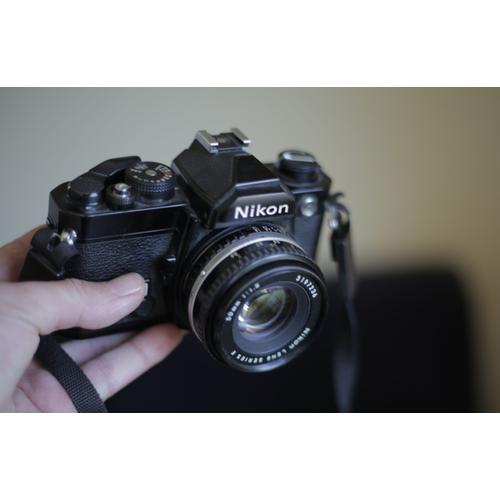 Nikon FM argentique avec objectif 50mm 1.1.8