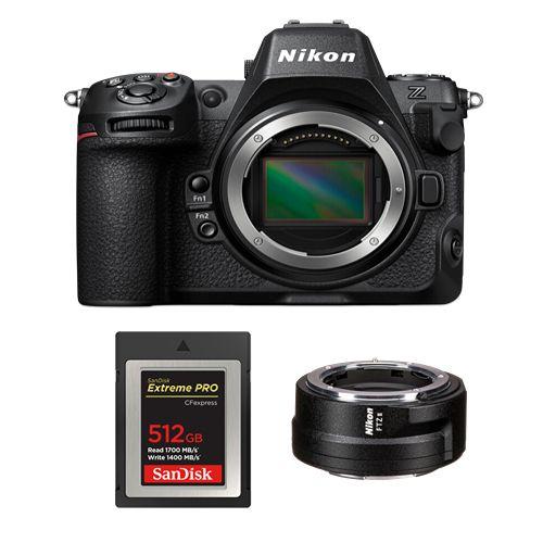Nikon Z8 Botier + Nikon FTZ II + Carte SD SanDisk 512 Go Extreme PRO CFexpress Type B