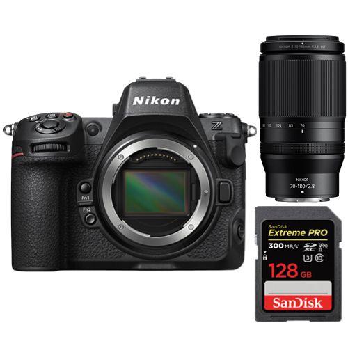 Nikon Z8 Botier + Nikon Z 70-180mm F2.8 NIKKOR + SanDisk 128Go Extreme Pro SDXC UHS-II U3 300 Mo/s