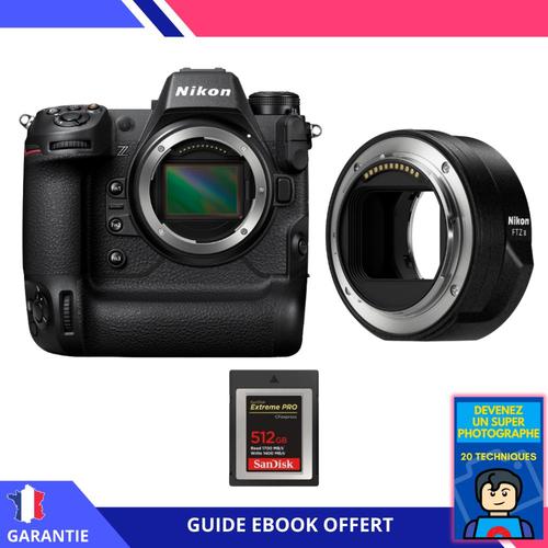Nikon Z9 + FTZ II + 1 SanDisk 512GB Extreme PRO CFexpress Type B + Ebook 'Devenez Un Super Photographe' - Hybride Nikon