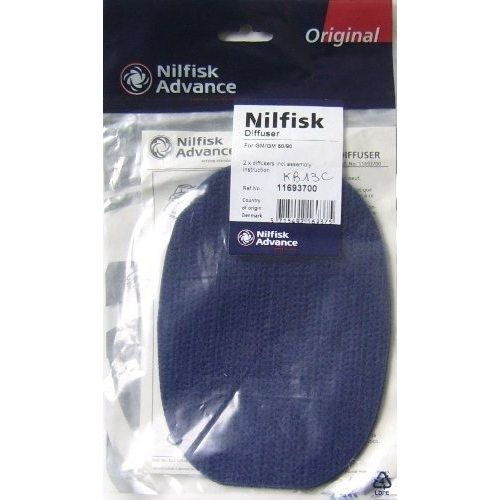 Nilfisk Diffuser Filtre X2 Pour Aspirateur Nilfisk Gm80 , Gm90