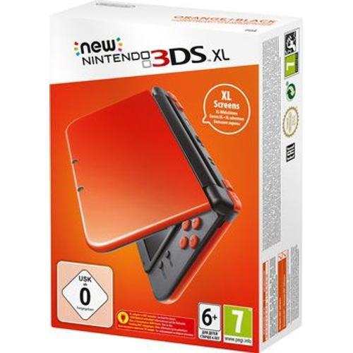 Nintendo New 3ds Xl Orange Et Noir
