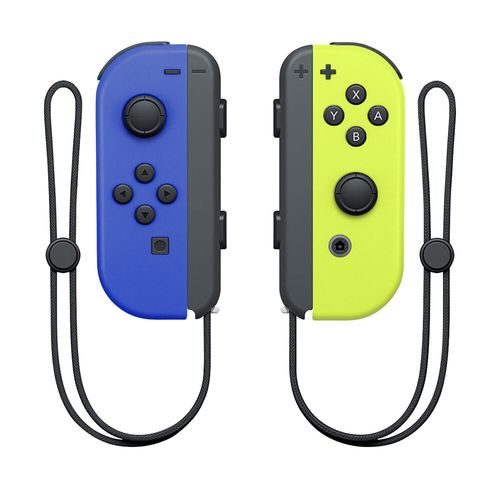 Manette De Jeu Sans Fil Pour Nintendo Switch Joy Con Controller Neon Avec Sangles Joy-Pad Neon Blue Yellow