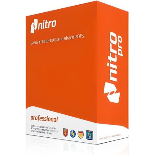 Nitro Pdf Pro 14 Cl De Licence Originale Officielle Activation En Ligne Globale Pour L'dition  Vie Du Logiciel Pdf