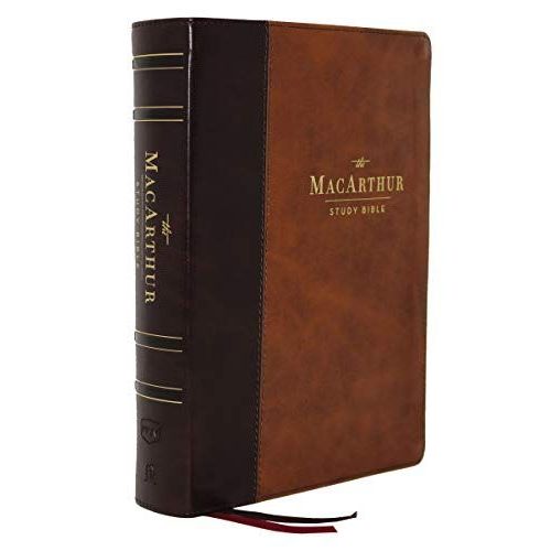 Nkjv, Macarthur Study Bible, 2nd Edition, Leathersoft, Brown, Comfort Print    Format Cuir 